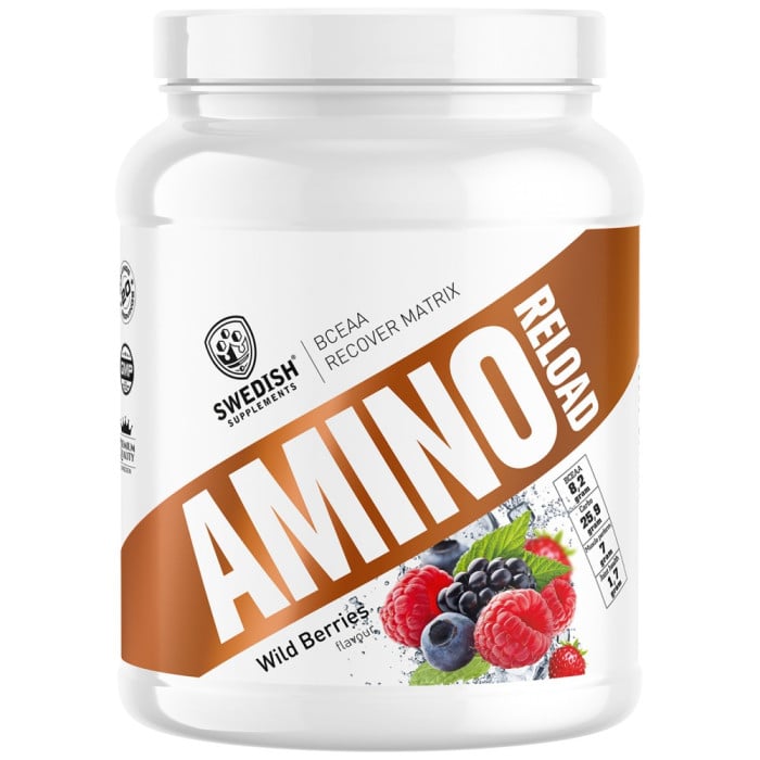 SWEDISH Supplements - Amino Reload | BCEAA Recover Matrix / 1000 грама, 20 дози