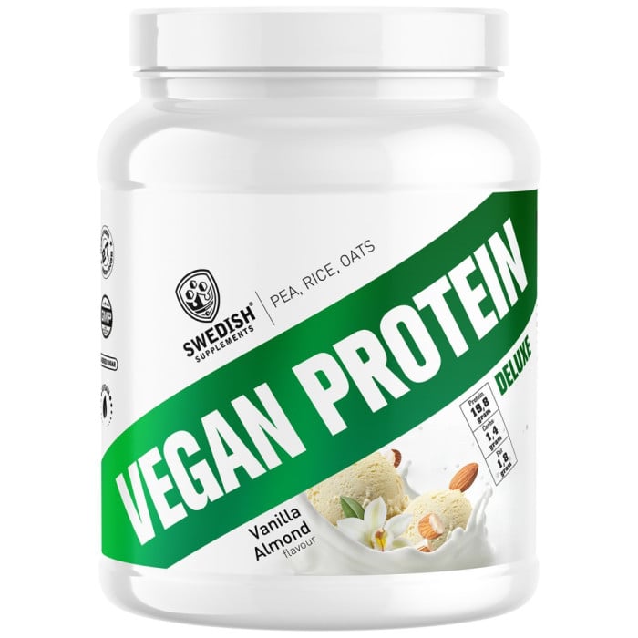 SWEDISH Supplements - Vegan Protein Deluxe | from Pea, Rice and Oats / 750 грама, 27 дози