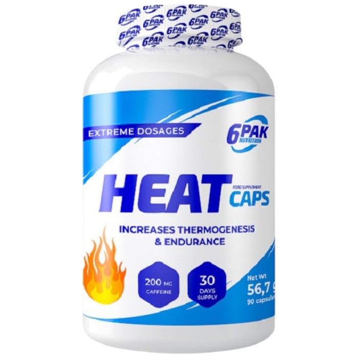 6PAK Nutrition - Heat Caps / 90 капсули, 30 дози