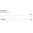 Nutriversum - Ginkgo + Ginseng | Ginkgo Biloba 250 mg + Siberian Ginseng 400 mg / 30 капсули, 30 дози