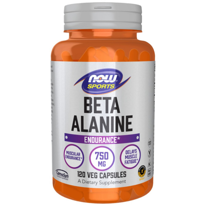 NOW Foods - Beta-Alanine 750 mg | CarnoSyn® (40 дози)