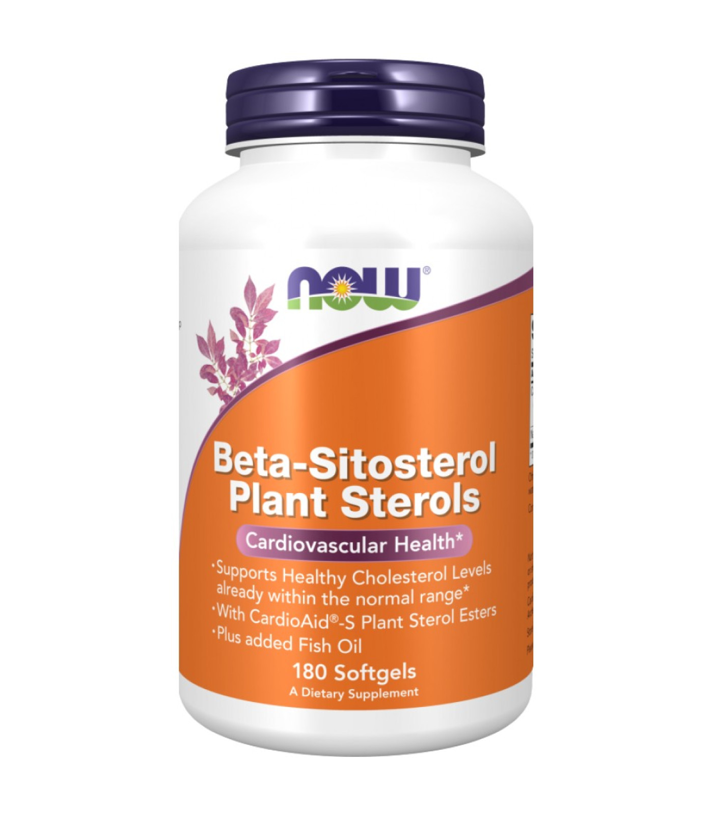 NOW Foods - Beta-Sitosterol Plant Sterols (90 дози)