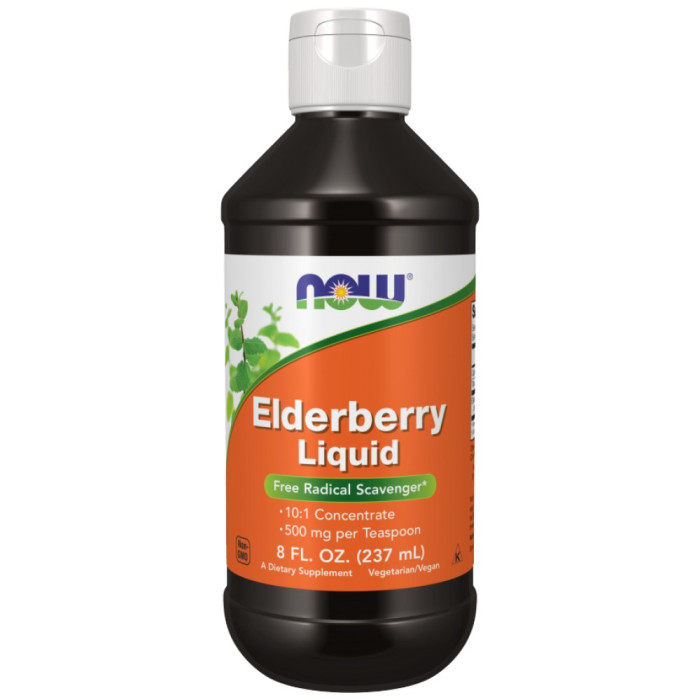 NOW Foods - Elderberry Liquid | 10:1 Concentrate (47 дози)