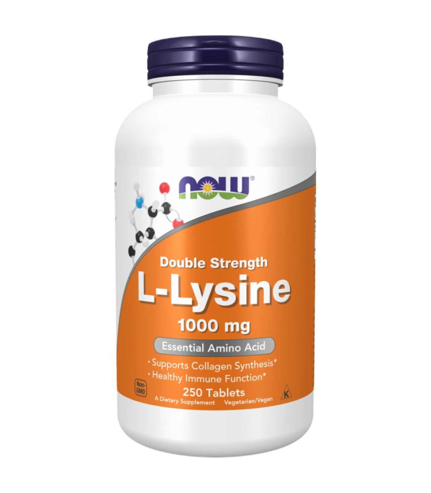 NOW Foods - L-Lysine 1000 mg (250 дози)