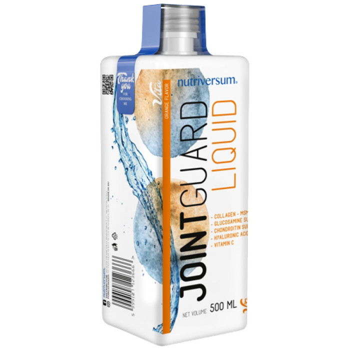 Nutriversum - Joint Guard Liquid | Collagen, MSM, Glucosamine, Chondroitin, Hyaluronic Acid / 500 мл, 16 дози