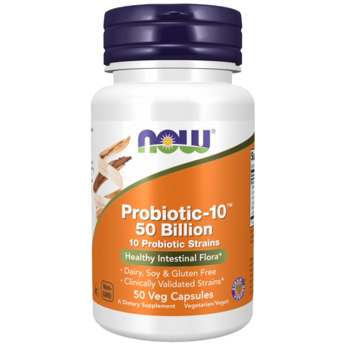 NOW Foods - Probiotic-10 50 Billion (50 дози)