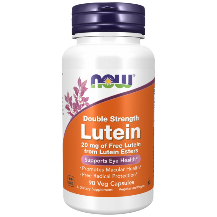 NOW Foods - Lutein Esters 20 mg | Double Strength (90 дози)
