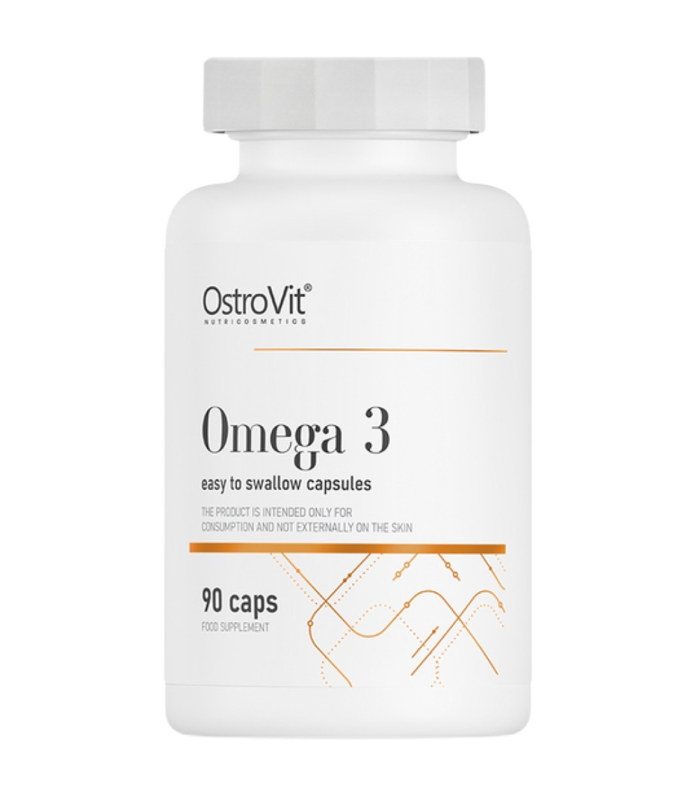 OstroVit - Omega 3 500 mg | Easy To Swallow / 90 Гел капсули, 45 дози