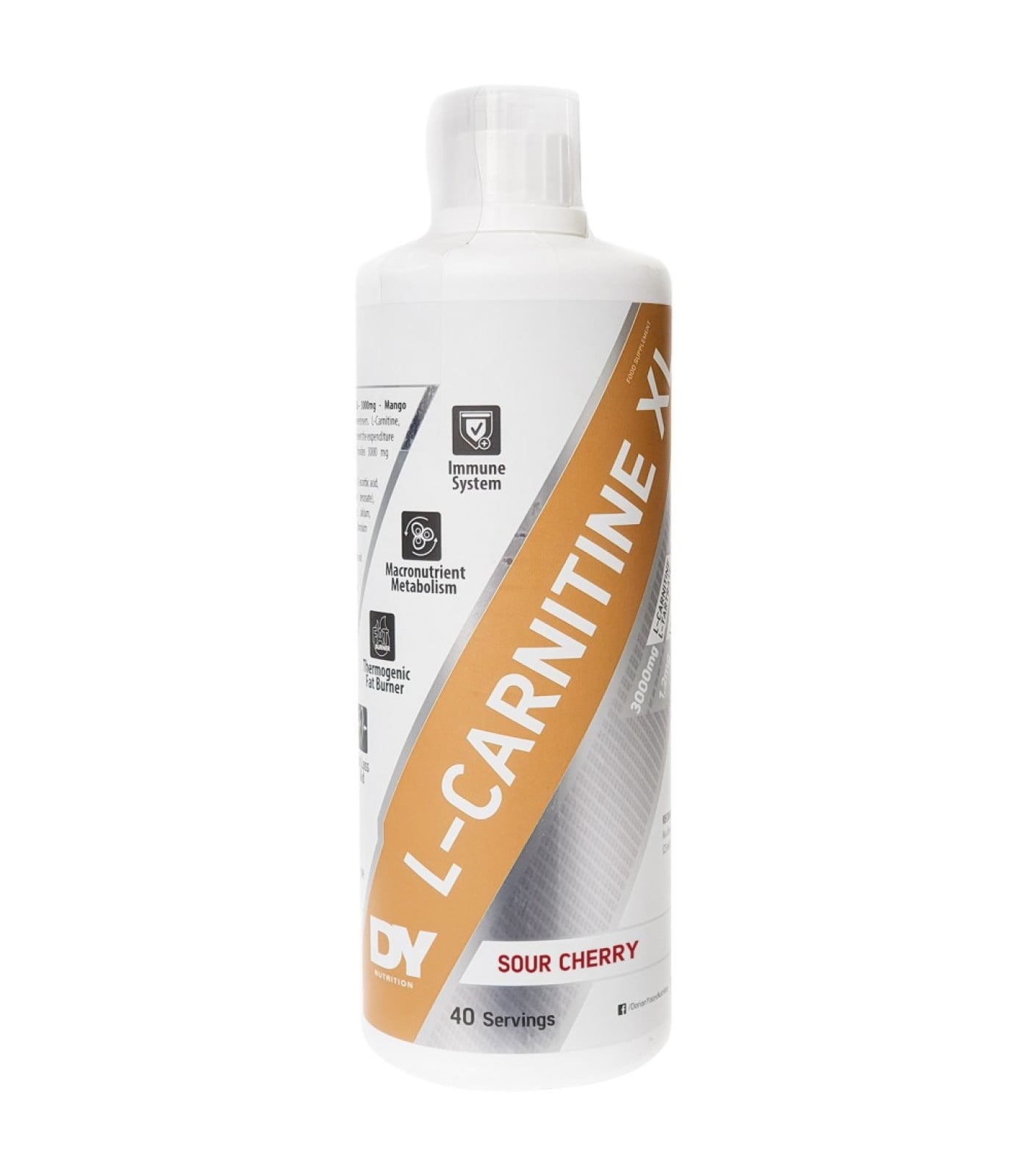 Dorian Yates Nutrition - L-Carnitine XL Liquid / 1000 мл, 40 дози