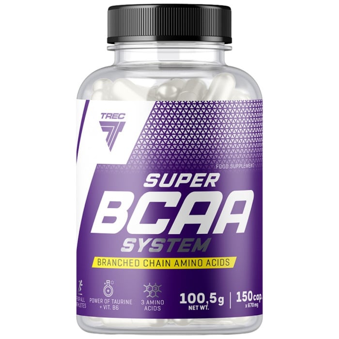 Trec Nutrition - Super BCAA System Caps / 150 капсули, 30 дози