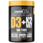 Hero.Lab - Vitamin D3 4000 + K2 MK7 100 mcg (160 дози) / 160 Таблетки