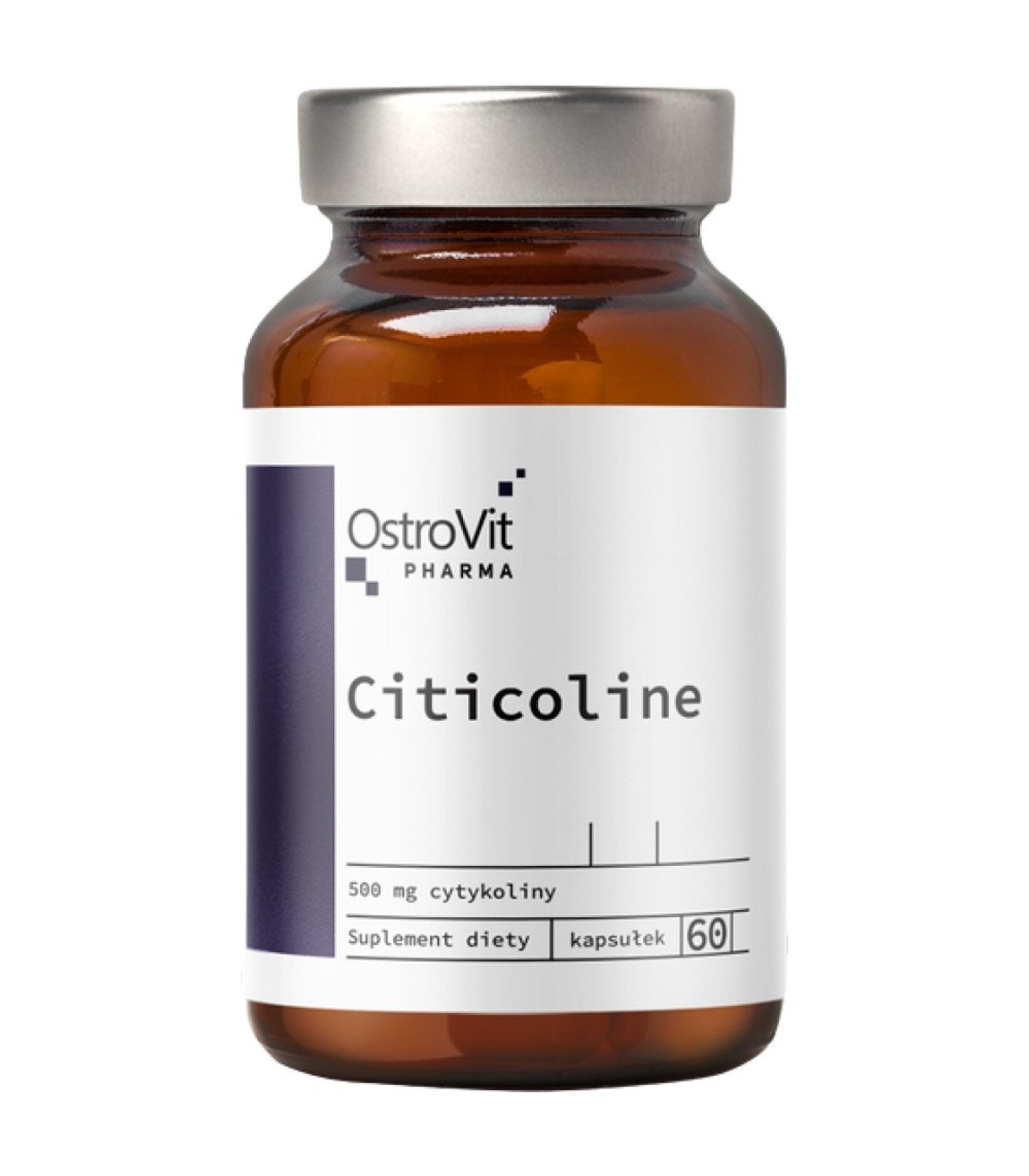 OstroVit - Citicoline 250 mg / 60 капсули, 30 дози OstroVit - Citicoline 250 mg / 60 капсули, 30 дози