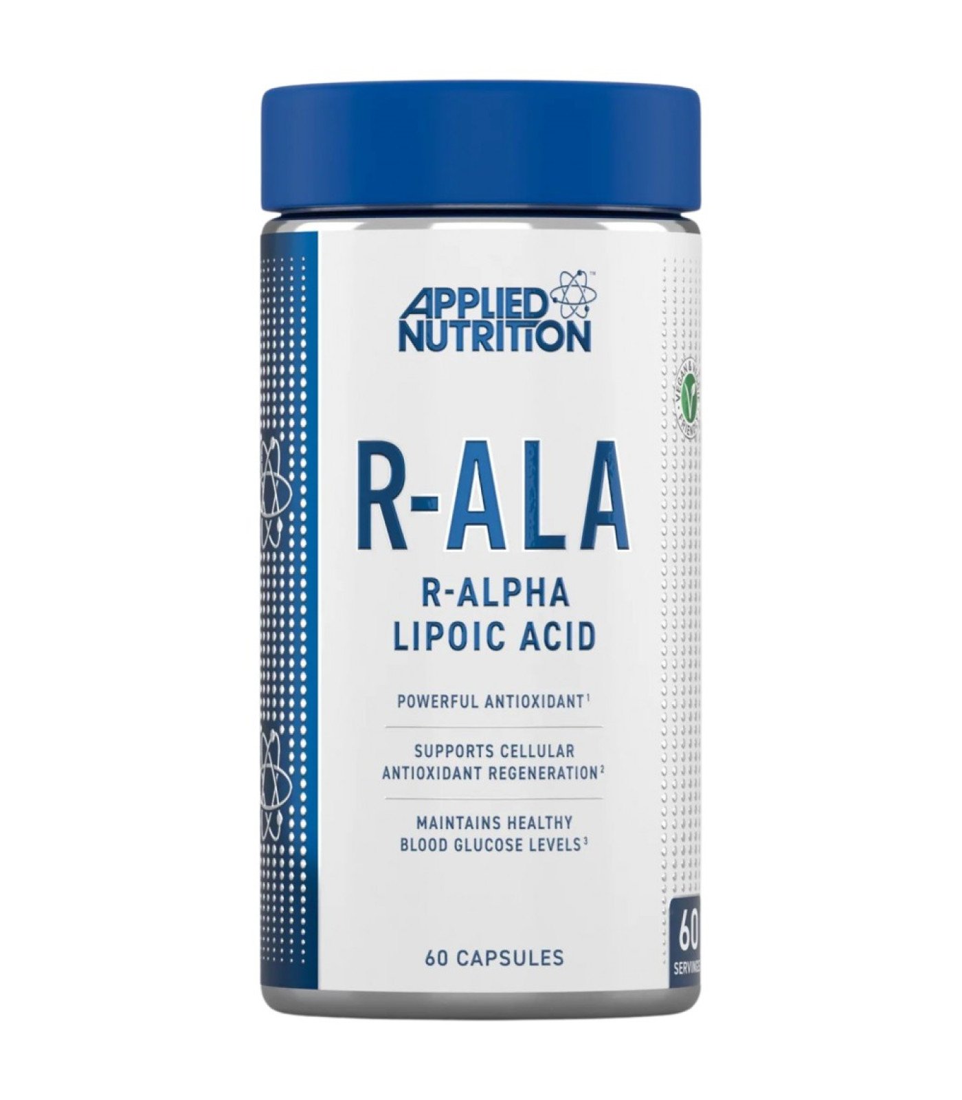 Applied Nutrition - R-ALA 200 mg | R-Alpha Lipoic Acid / 60 капсули, 60 дози