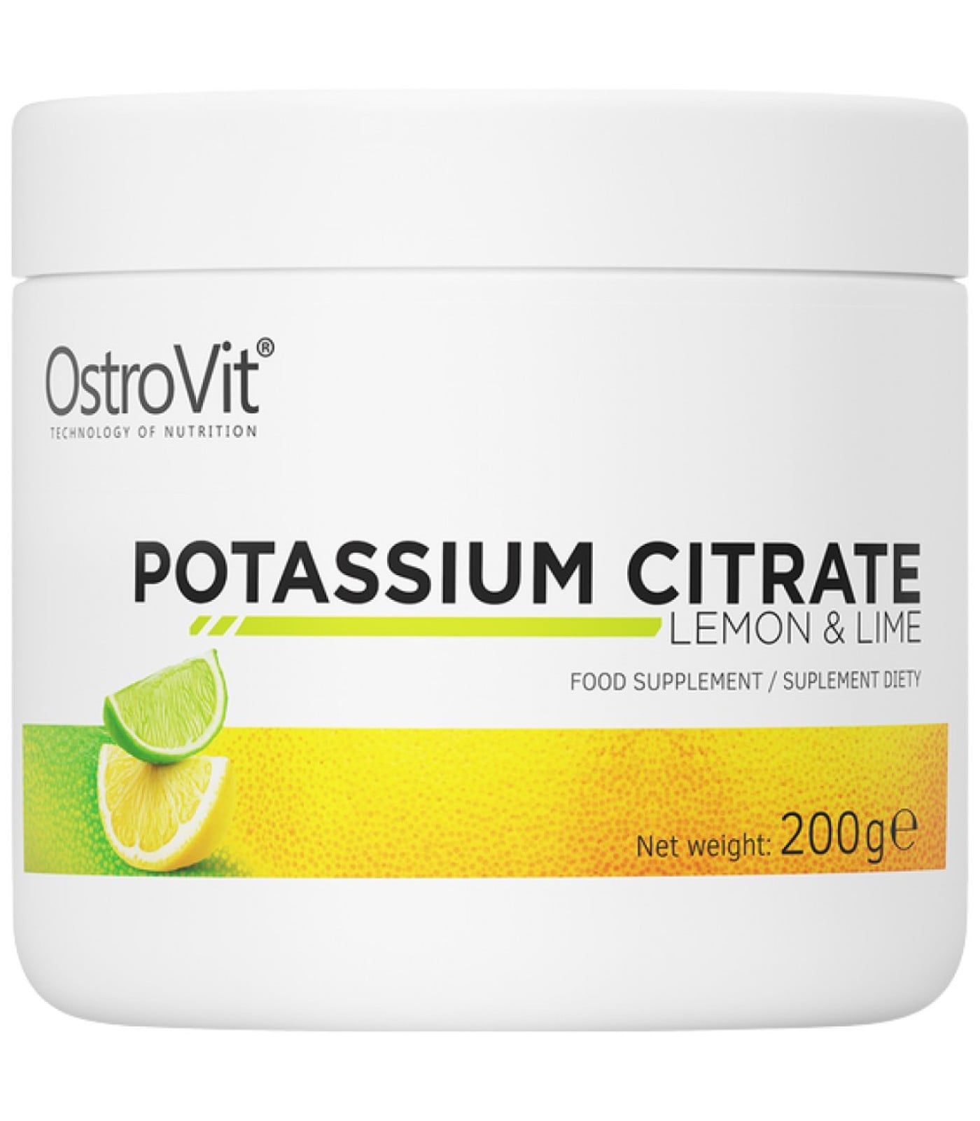 OstroVit - Potassium Citrate Powder / 200 грама, 129 дози
