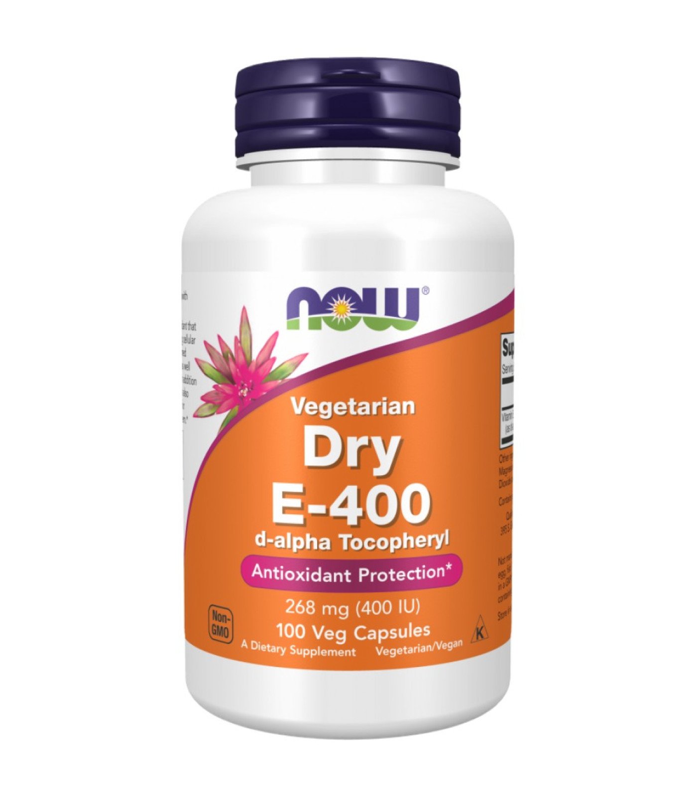 NOW Foods - Vitamin E-400 d-alpha Tocopheryl | Vegetarian Dry (100 дози) NOW Foods - Vitamin E-400 d-alpha Tocopheryl | Vegetarian Dry (100 дози)