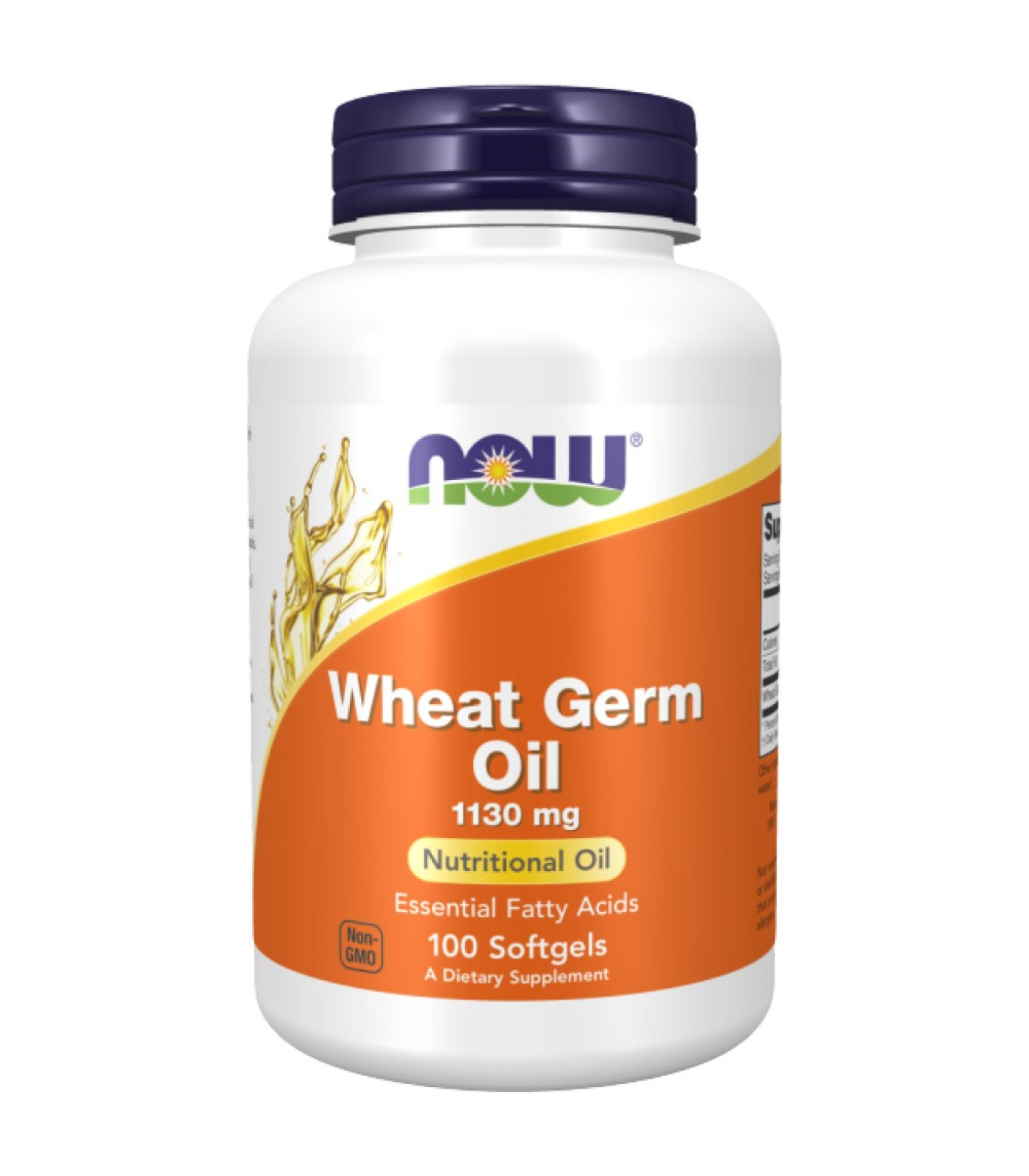 NOW Foods - Wheat Germ Oil 1130 mg (50 дози) / 100 Гел капсули