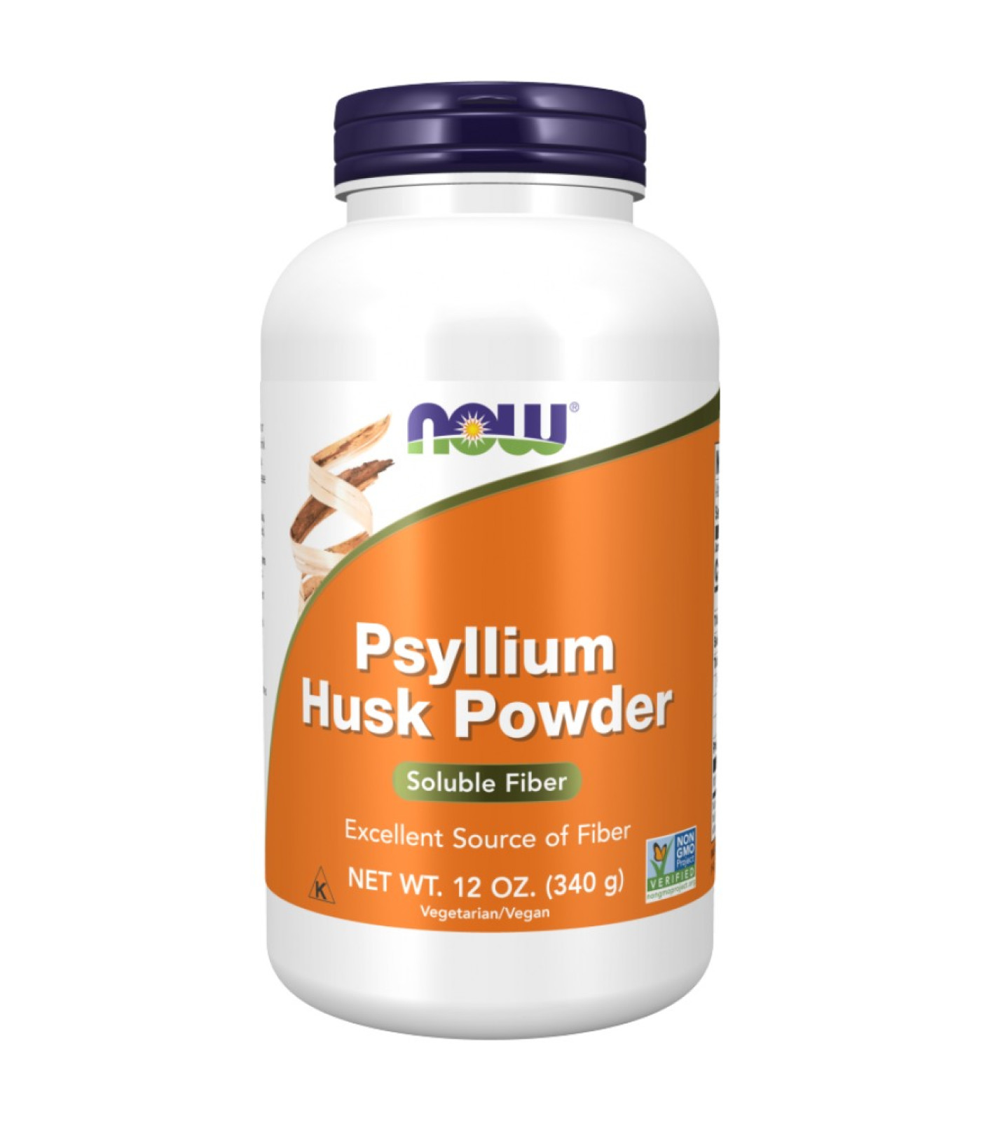 NOW Foods - Whole Psyllium Husks Powder (34 дози)