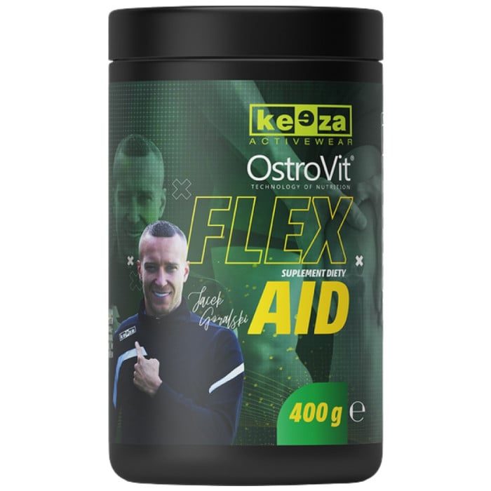 OstroVit - Flex Aid - KEEZA | Collagen + Glucosamine, Chondroitin, MSM, Hyaluronic Acid / 400 грама, 20 дози