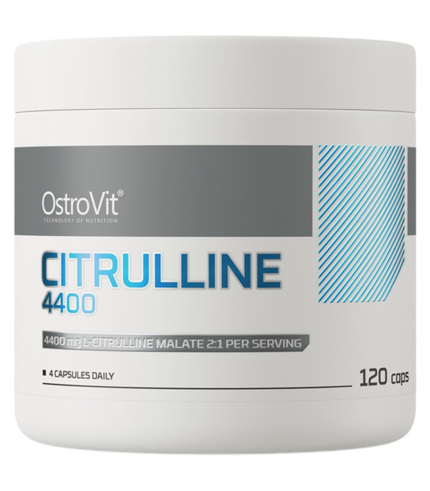 OstroVit - Citrulline 4400 | Citrulline Malate Caps / 120 капсули, 30 дози