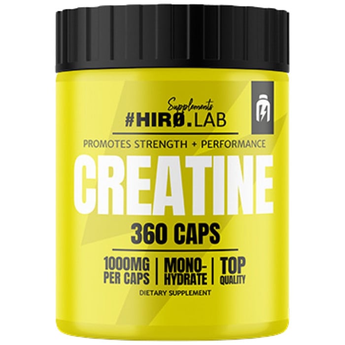 Hero.Lab - Creatine Monohydrate Caps / 360 капсули, 90 дози