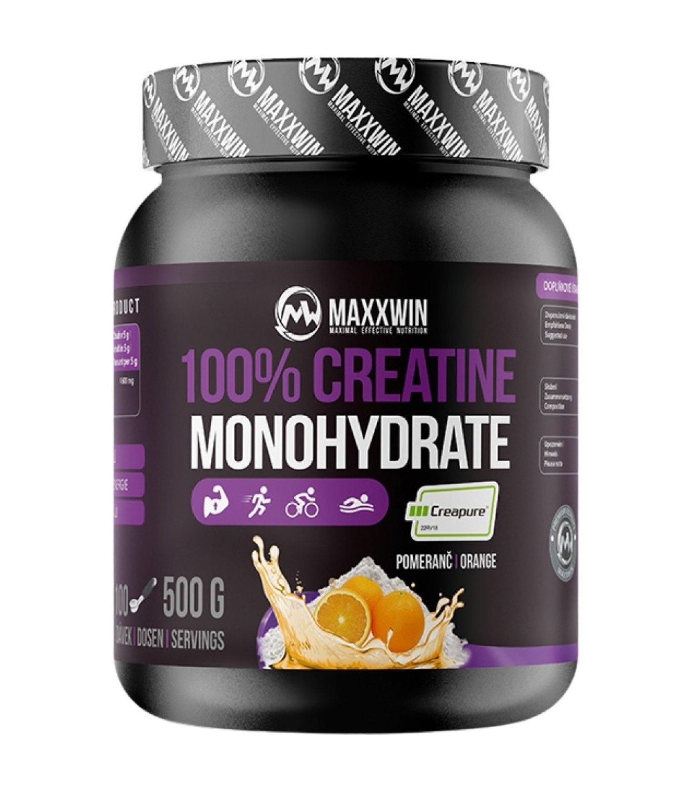 MAXXWIN - Creapure® Creatine Monohydrate Powder / 500 грама, 100 дози