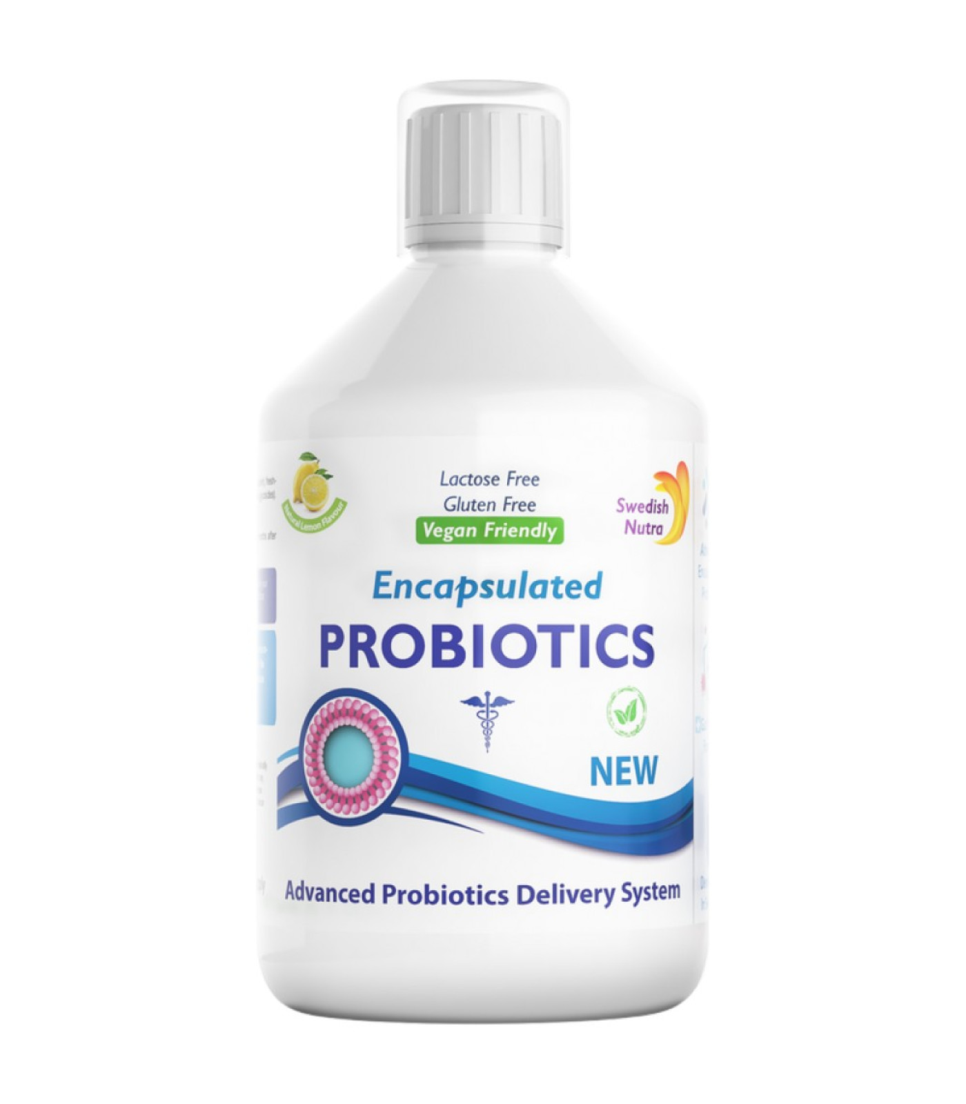 Swedish Nutra - Probiotic (Encapsulated) / 500 мл, 33 дози