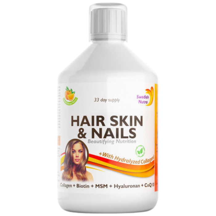 Swedish Nutra - Hair, Skin and Nails / 500 мл, 33 дози