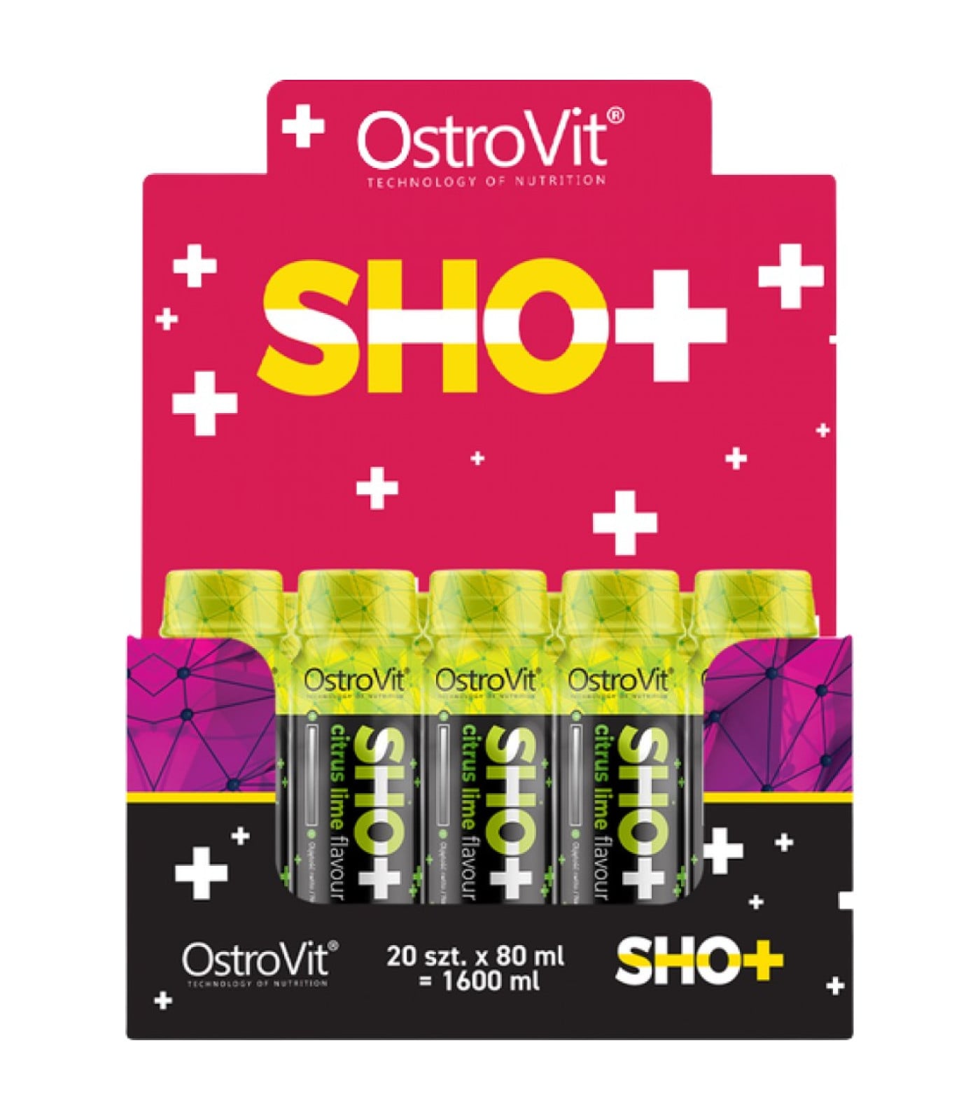 OstroVit - Pre-Workout Shot / 80 мл / 20 x 80 мл OstroVit - Pre-Workout Shot / 80 мл / 20 x 80 мл