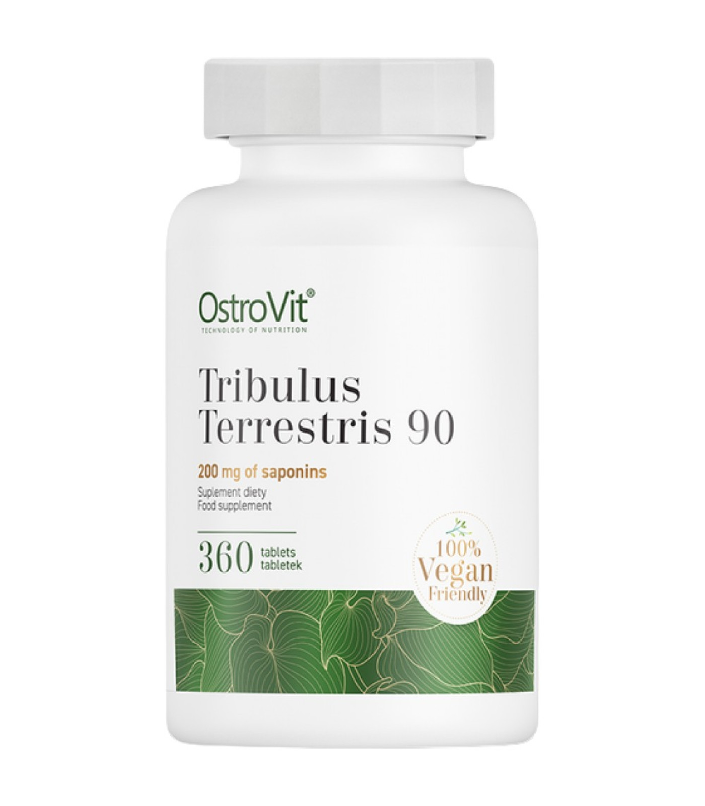 OstroVit - Tribulus Terrestris 90 | Vege / 360 Таблетки, 360 дози