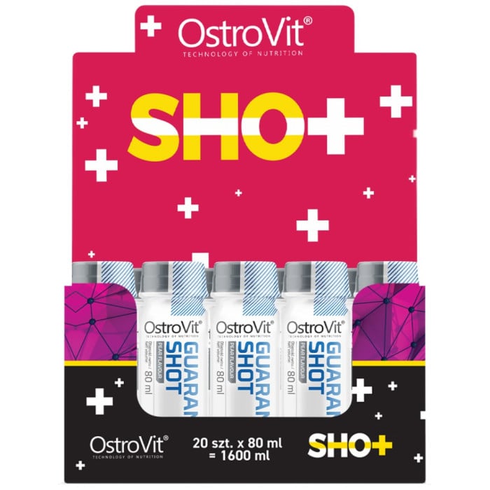 OstroVit - Guarana Shot / with Ginseng / 80 мл, 20 дози