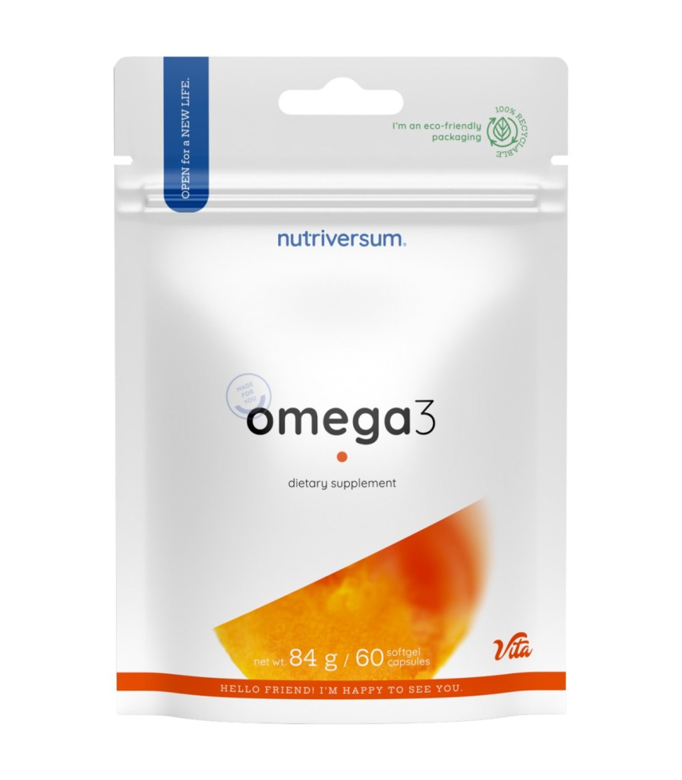Nutriversum - Omega 3 Fish Oil / 60 Гел капсули, 60 дози Nutriversum - Omega 3 Fish Oil / 60 Гел капсули, 60 дози