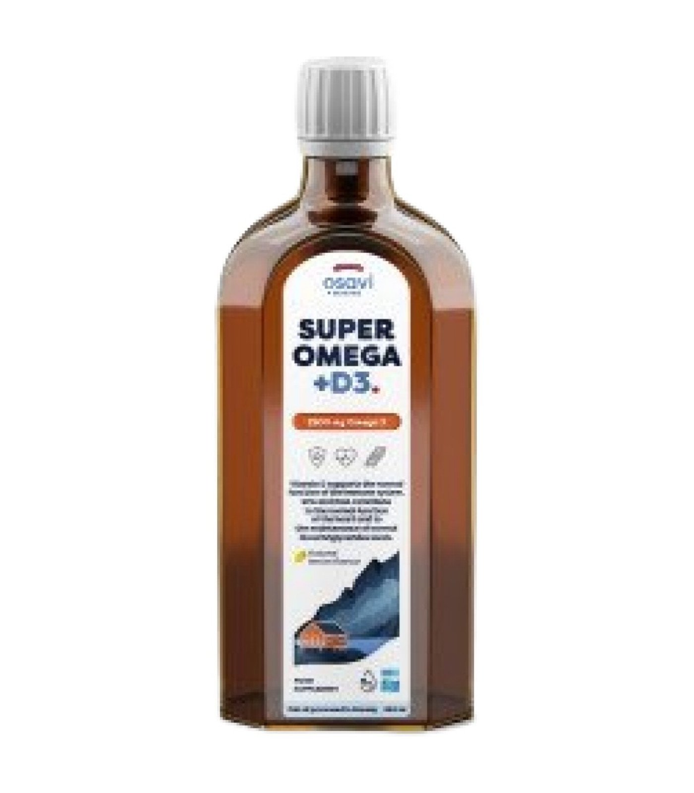 Osavi - Super Omega Liquid + D3 2900 mg / 250 мл, 50 дози