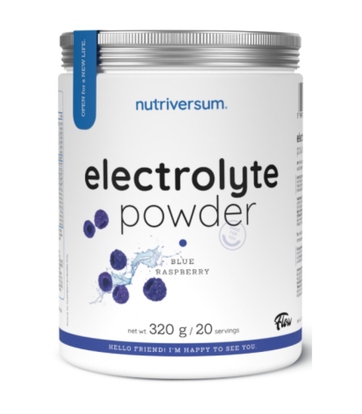 Nutriversum - Electrolyte Powder | with BCAA, L-Carnitine & Green Tea / 320 грама, 20 дози