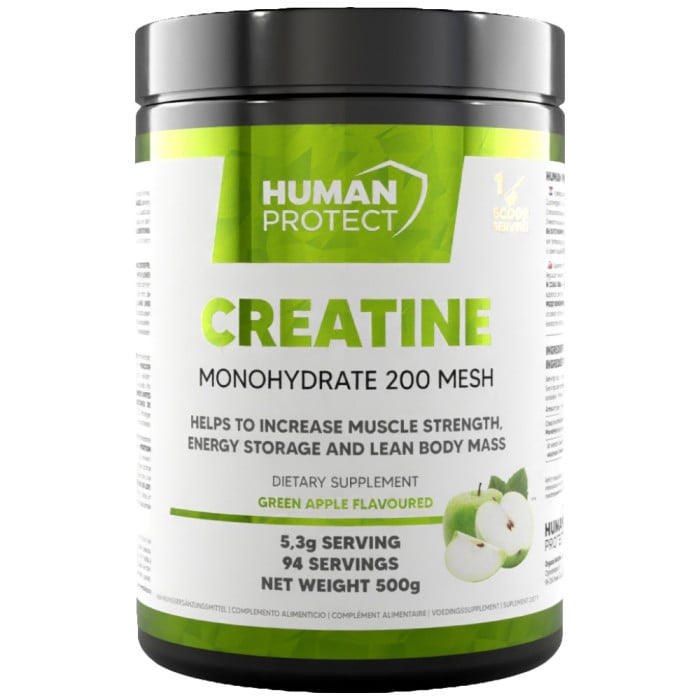 Human Protect - Creatine Monohydrate Powder / 500 грама, 100 дози