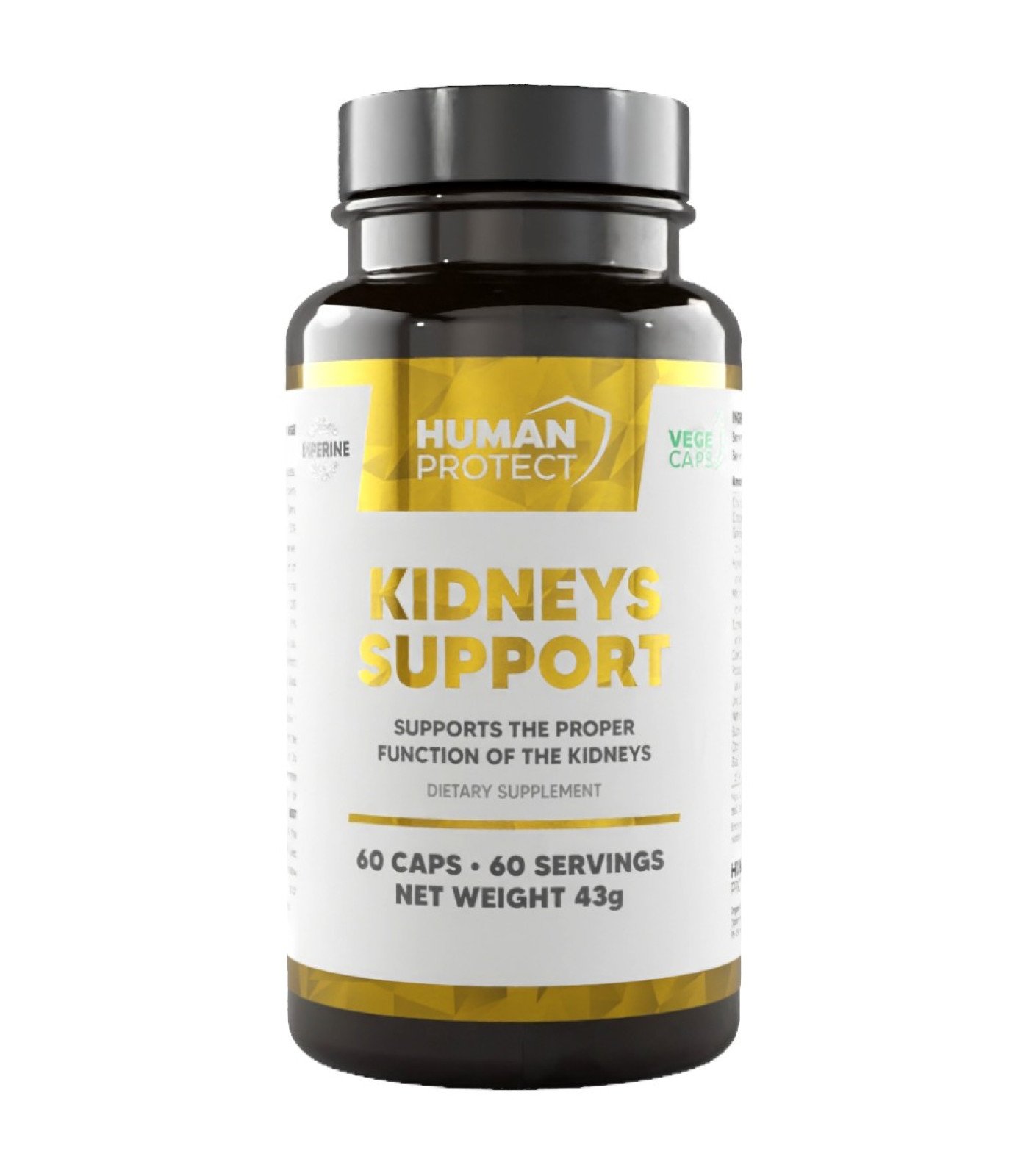 Human Protect - Kidneys Support | Proper Kidney Function Support / 60 капсули, 60 дози