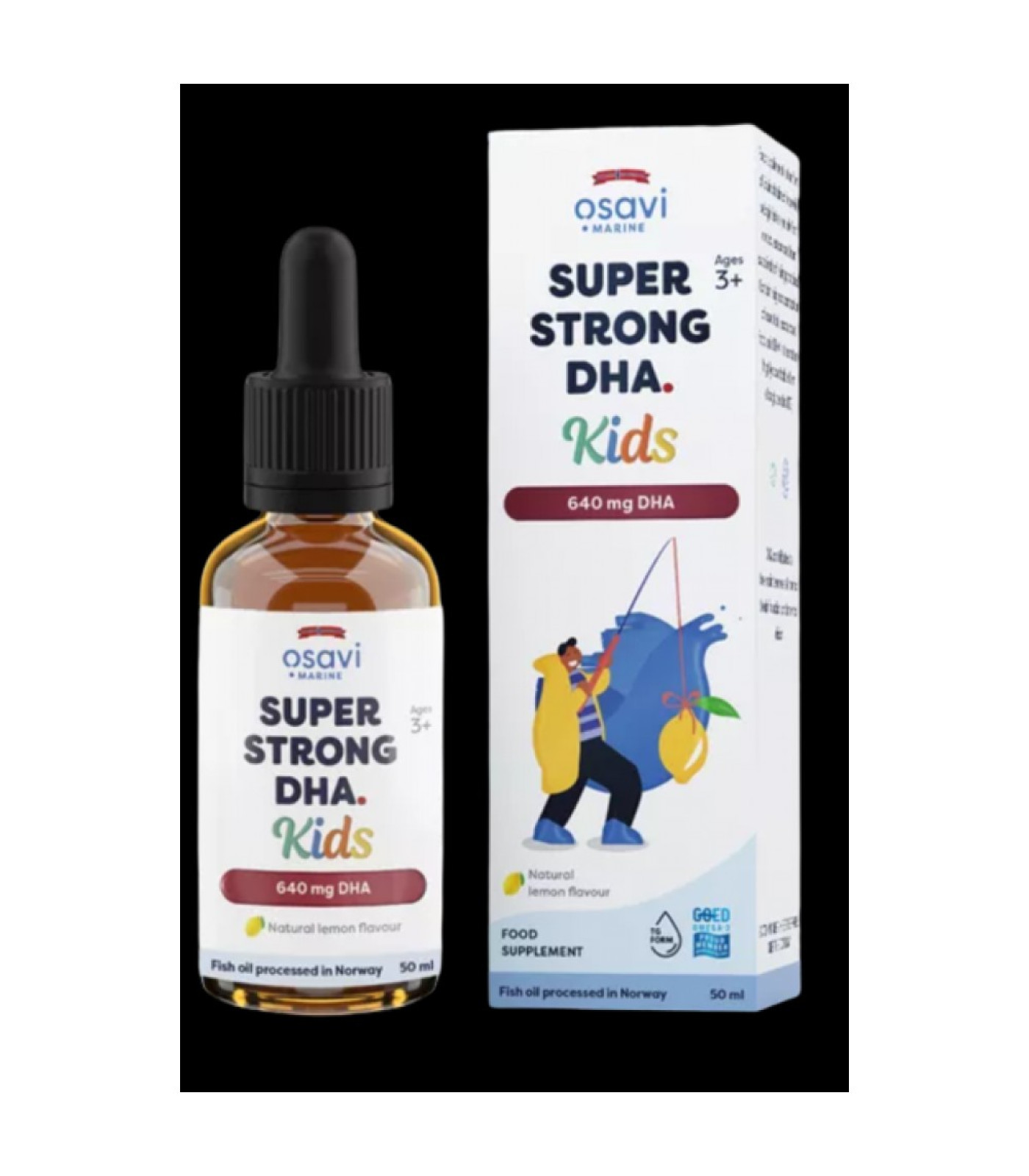 Osavi - Super Strong DHA Kids 640 mg Drops / 50 мл, 50 дози