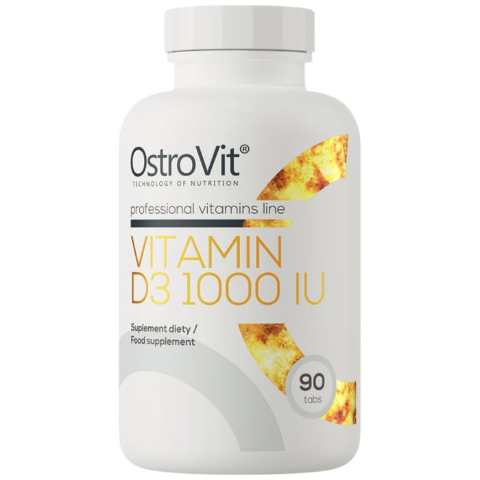 OstroVit - Vitamin D3 1000 IU / 90 Таблетки, 90 дози