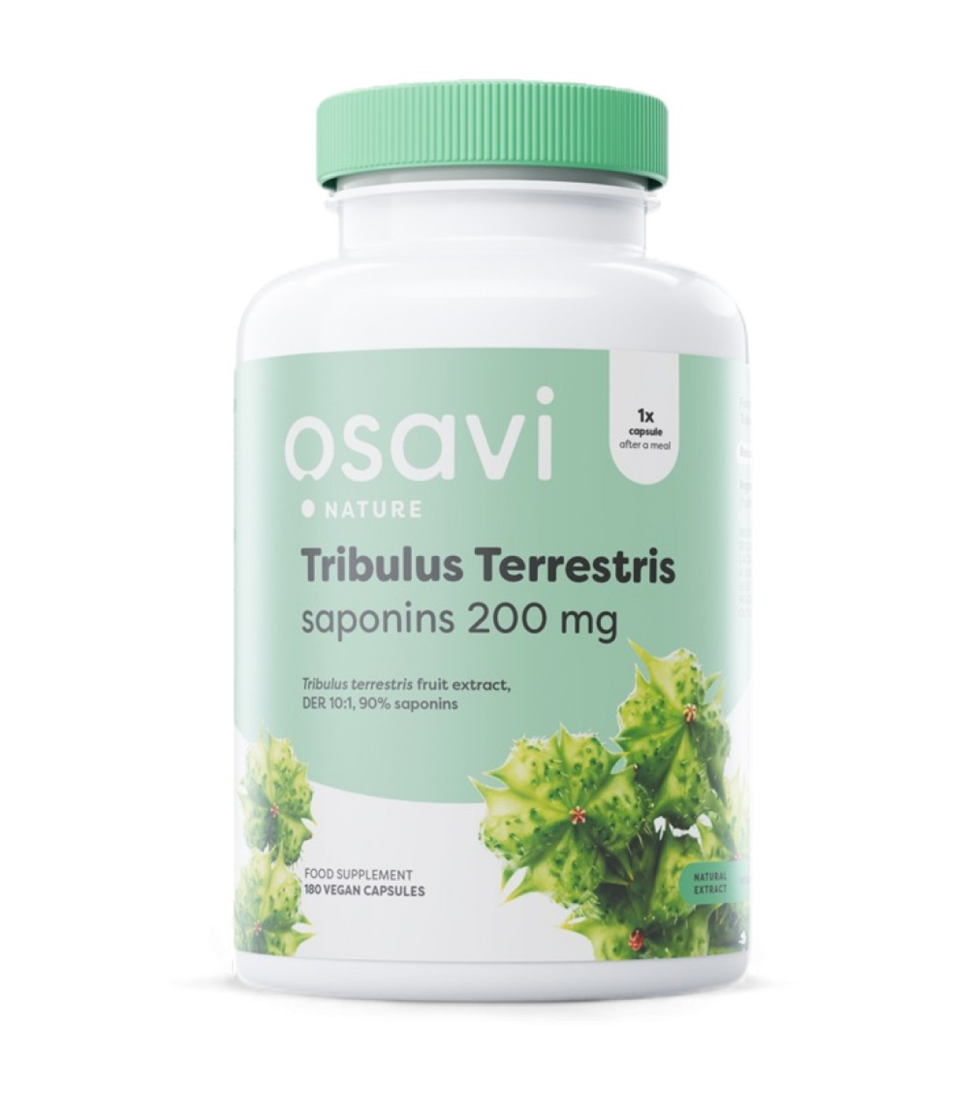 Osavi - Tribulus Terrestris 90% | 200 mg Saponins / 180 капсули, 180 дози