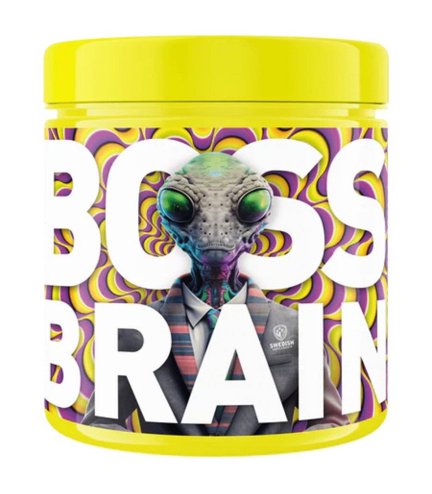 SWEDISH Supplements - Boss Brain | Nootropic with Bacopa, Rhodiola & Lion's Mane / 225 грама, 25 дози