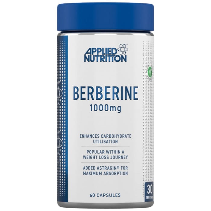 Applied Nutrition - Berberine 1000 mg with AstraGin / 60 капсули, 30 дози