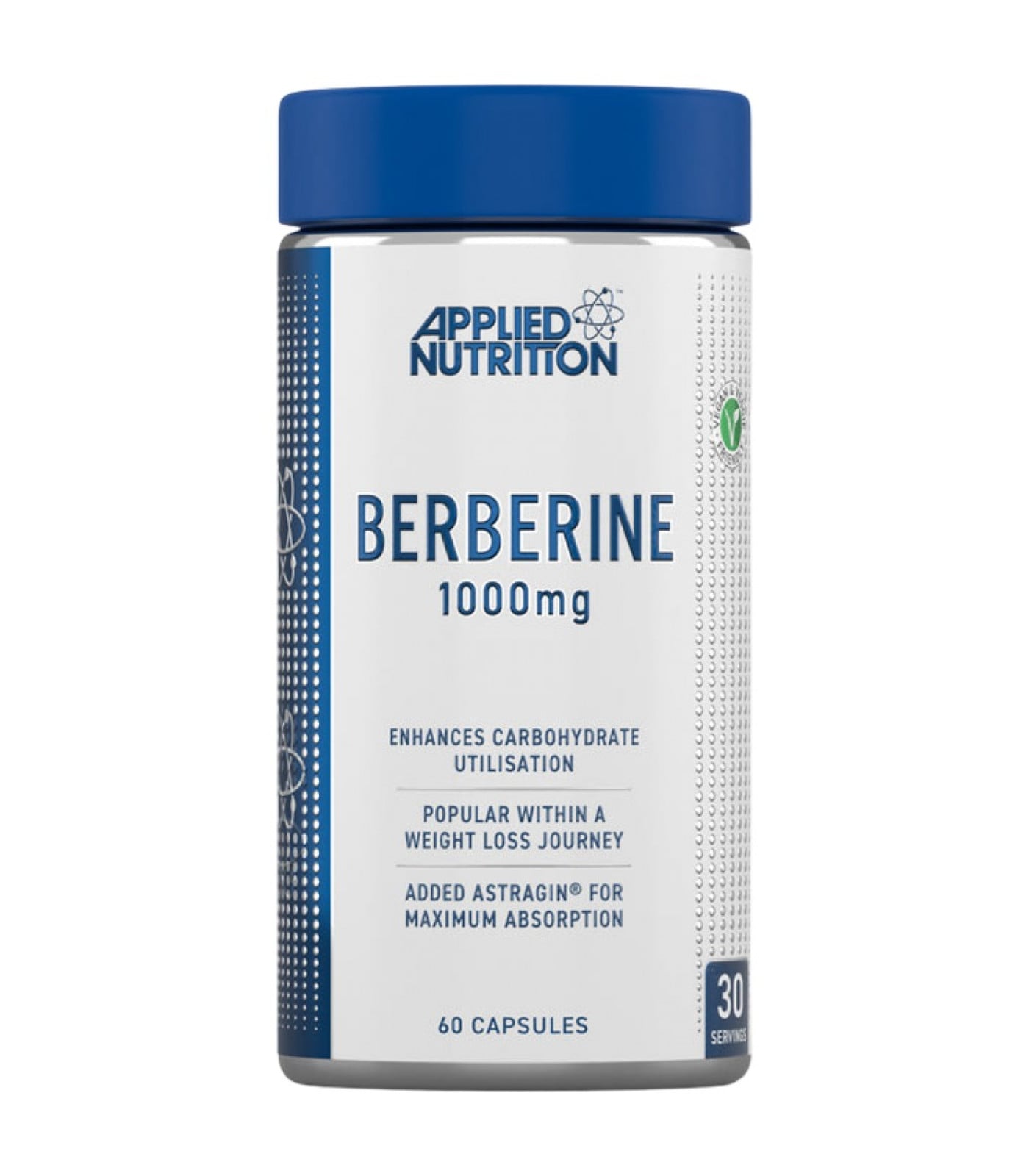 Applied Nutrition - Berberine 1000 mg with AstraGin / 60 капсули, 30 дози