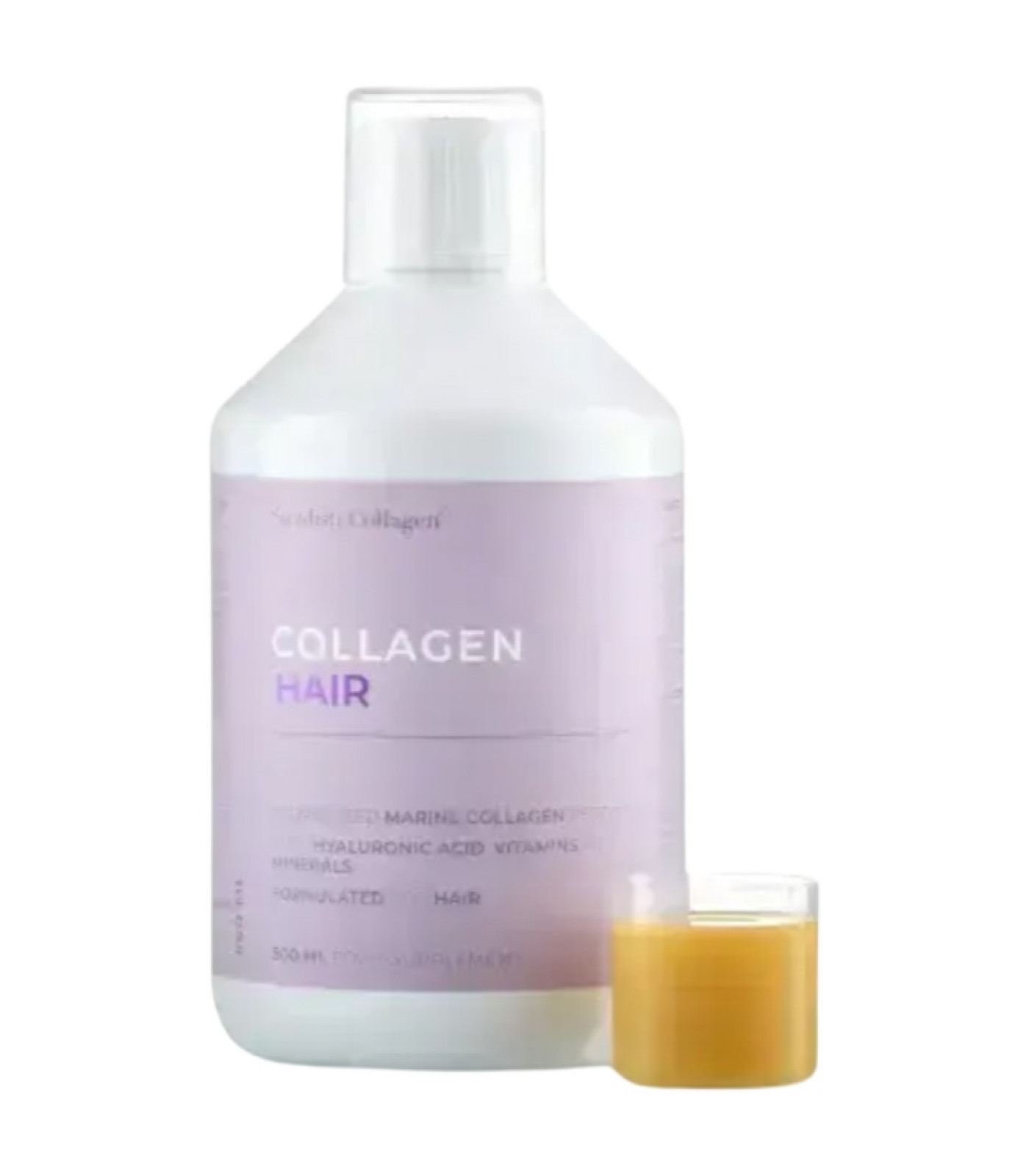Swedish Collagen - Collagen Hair | Fish Collagen with CoQ10 / 500 мл, 33 дози