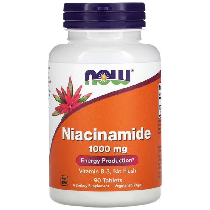NOW Foods - Niacinamide 1000 mg (180 дози)