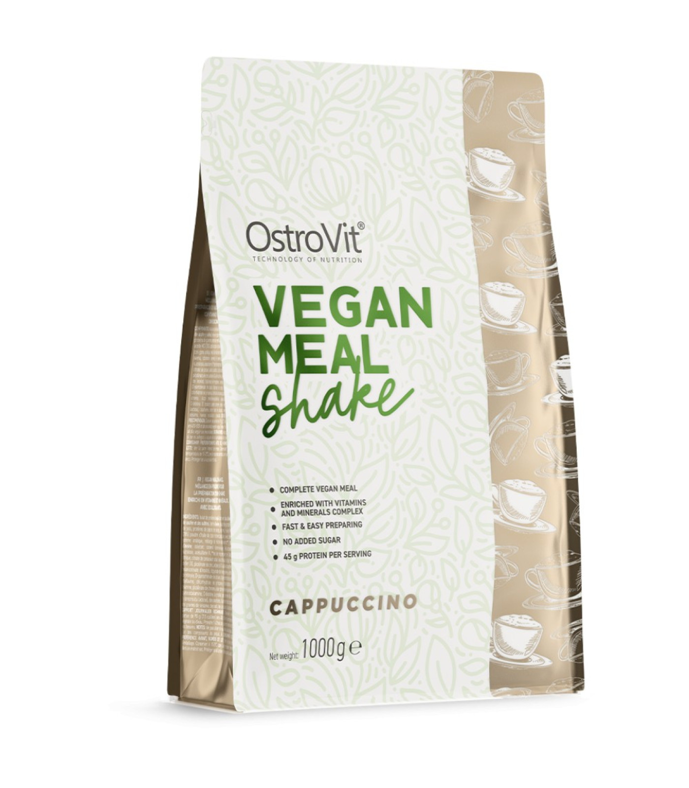 OstroVit - Vegan Meal Shake / 1000 грама, 11 дози