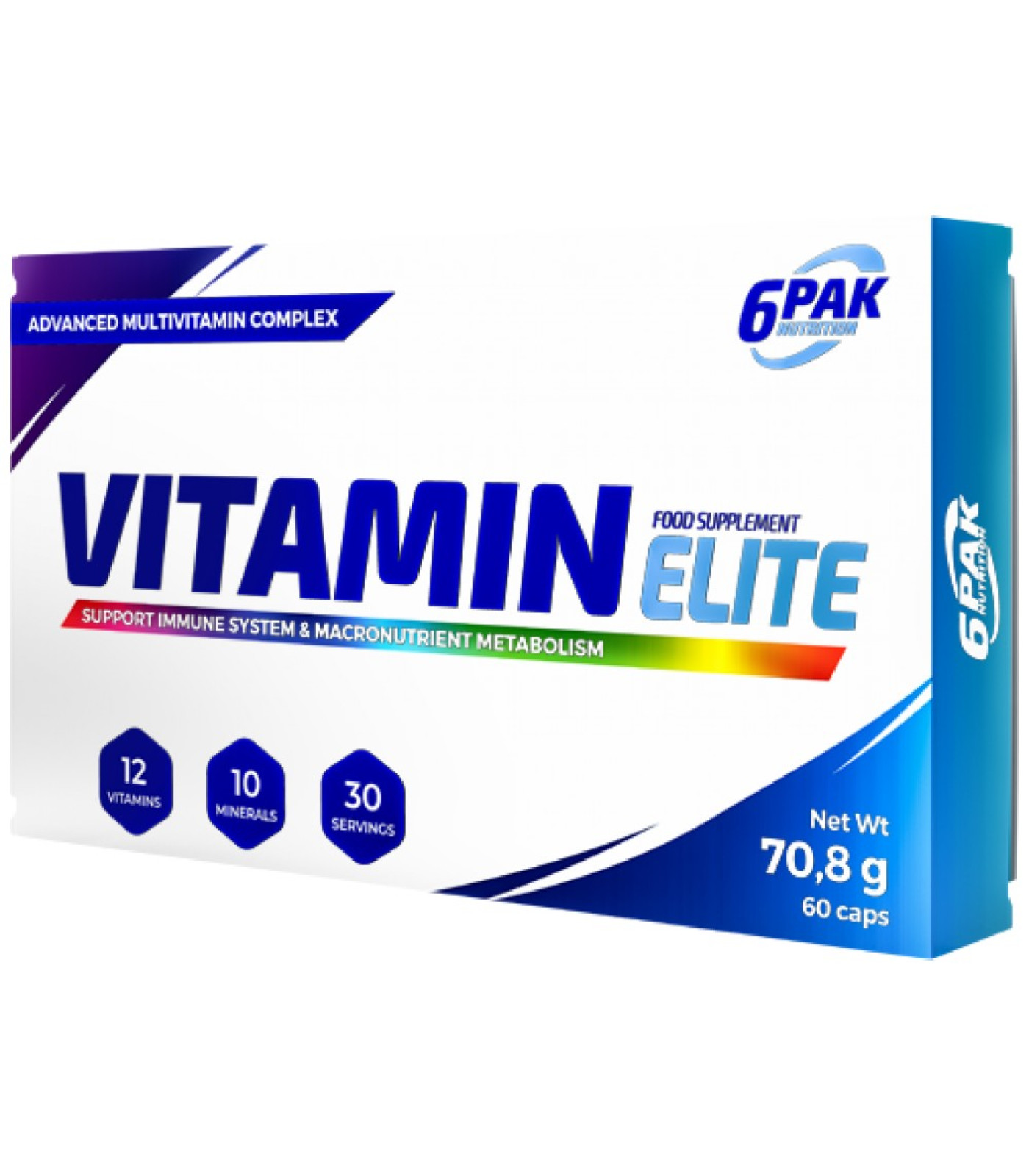 6PAK Nutrition - Vitamin Elite / 60 капсули, 60 дози
