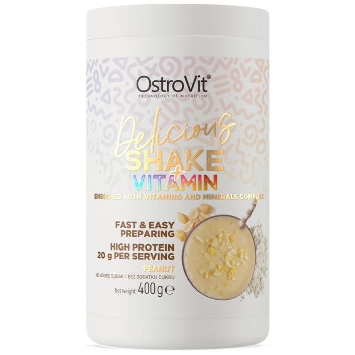 OstroVit - Delicious Shake + Vitamin / 400 грама, 8 дози