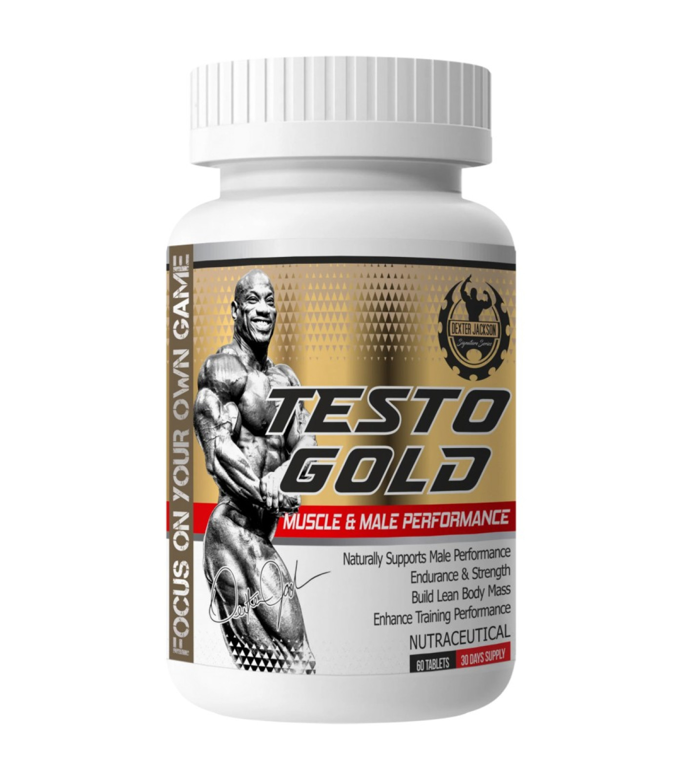 Dexter Jackson Signature Series - Gold Series | Testo Gold / 60 Таблетки, 30 дози