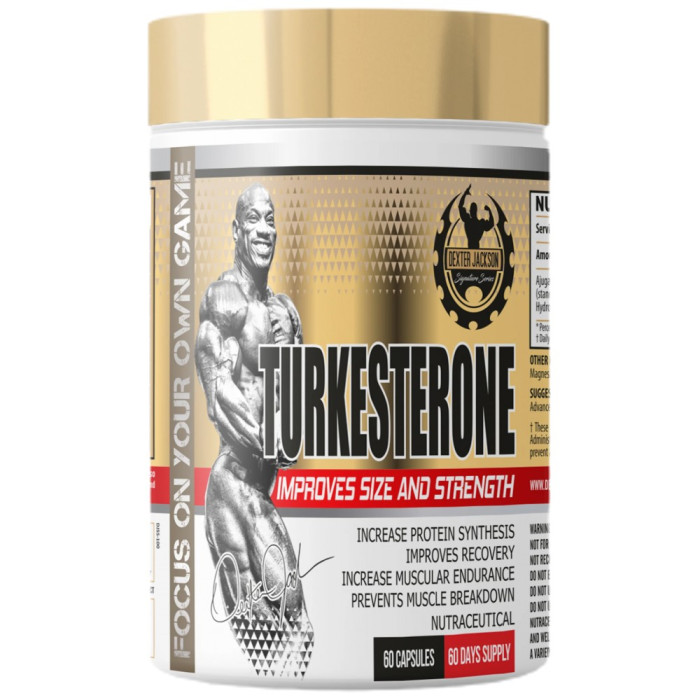 Dexter Jackson Signature Series - Gold Series | Turkesterone 500 mg / 60 капсули, 60 дози
