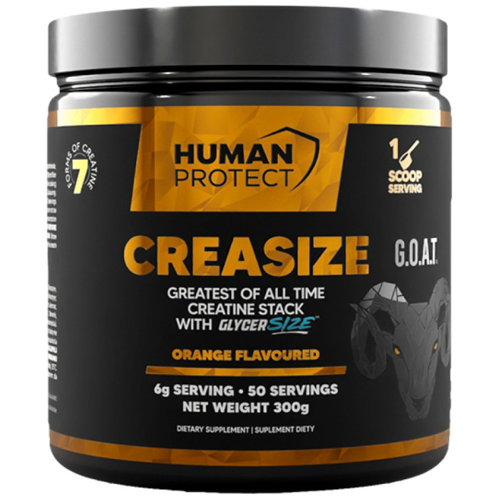 Human Protect - Creasize | with 7 Forms of Creatine / 300 грама, 50 дози