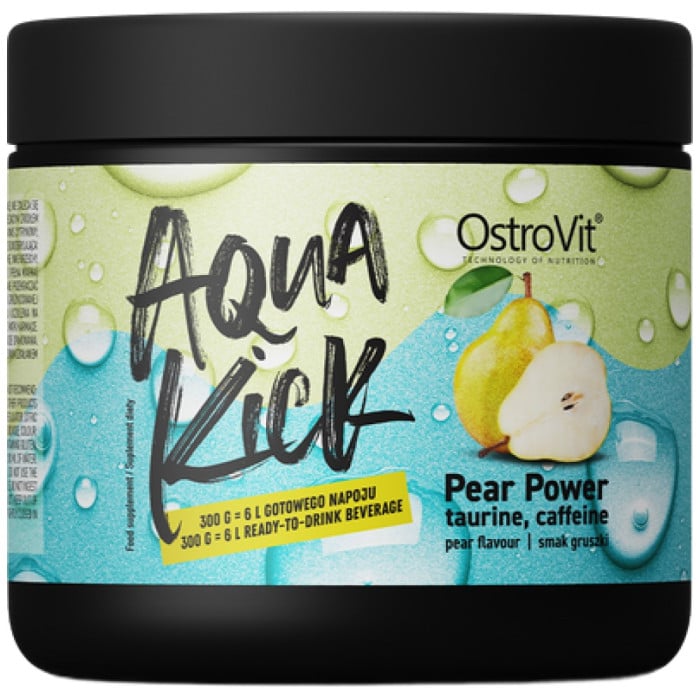 OstroVit - Aqua Kick / Advanced Hydration with Caffeine & Taurine / 300 грама, 30 дози